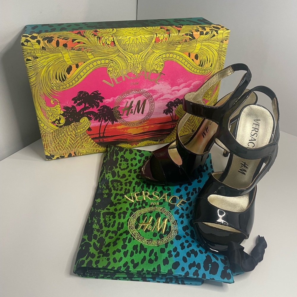 Versace for H&M Patent Leather Stiletto Heels